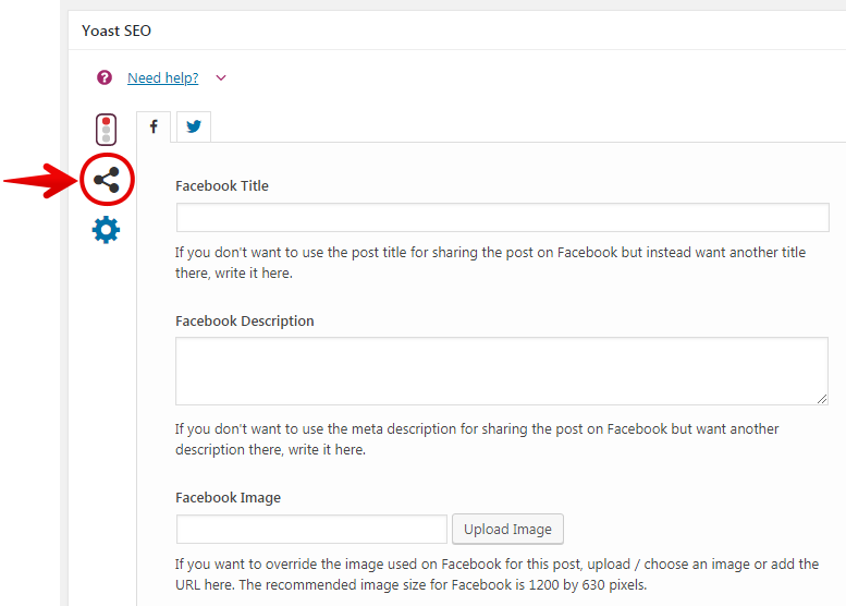 Content Views Pro - modify post info sharing on Facebook
